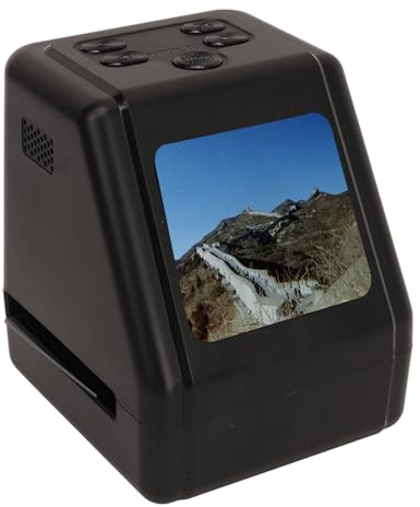 Digitaler Filmscanner, Negativfilm und Digitalisierer mit Großem 2 Zoll LCD Bildschirm, 2 MP CMOS Sensor Filmscanner. Konvertieren Sie 135 126 110 8 mm Dias in 12 MP JPG