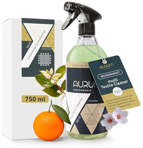 Aurum-Performance® Auto Polsterreiniger 750ml erfrischend & kraftvoll - Autositz Reiniger für Stoff & Alcantara - Auto Innenraum Reiniger, Polster- und Textilreiniger, Autopolster reinigen