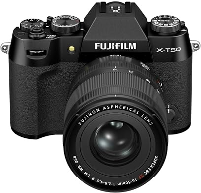 FUJIFILM X-T50 schwarz / 16-50mm Kit