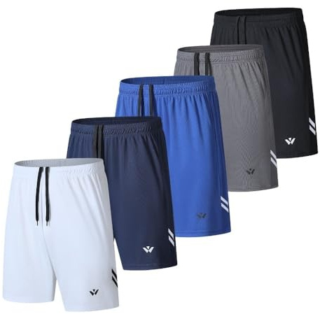 fovdtaa Sporthose für Herren mit Taschen und elastischem Bund, schnelltrocknende Trainingshose, Laufhose
