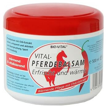 Pferdebalsam Wärmegel Pferdesalbe erfrischt & wärmt mit Chili-Extrakt 500ml 2 Stück