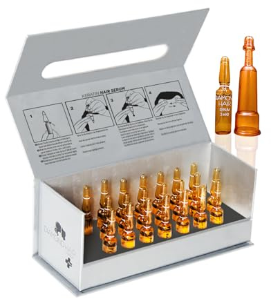 Diamond Hair Plus - Natürliches Keratin Haarserum mit Biotin - und Procapil - Unterstützung - Haarkur - Haar vitamine - Haarpflege - Haarwachstum beschleunigen - Hair growth - Leave in haarpflege