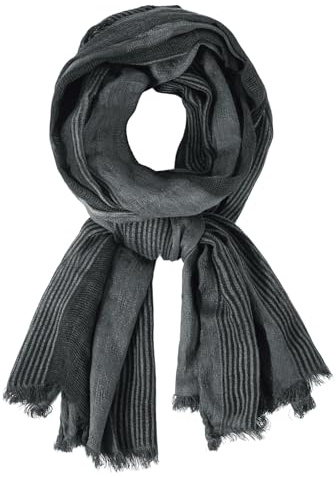 DAMILY Halstuch Herren Winter Schals Schwarz-Grau Herren Schal Weicher Warm