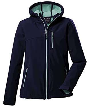 Killtec Mädchen Soft Shell Jacke Softshell Jacke mit Kapuze Girls Softshelljacke wasserabweisend