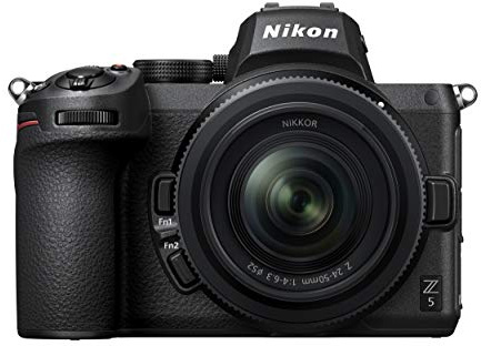 Nikon Z 5 Spiegellose Vollformat-Kamera mit Nikon 24-50mm 1:4,0-6,3 VR und FTZ-Adapter (24,3 MP, Hybrid-AF mit 273 Messfeldern, 5-Achsen-Bildstabilisator, 4K UHD Video, doppeltes Kartenfach)