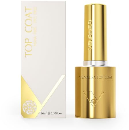 VENALISA UV Nagellack Top Coat Gel High Gloss Long Lasting Nail Polish Starter Manicure Salon DIY at Home