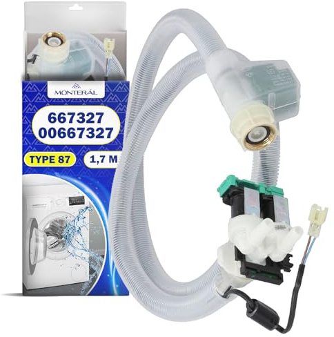 Waschmaschinenschlauch mit Aquastopp mit dem Originalcode 667327 00667327 für Bosch - Garantie 10 Jahre - MONTERAL