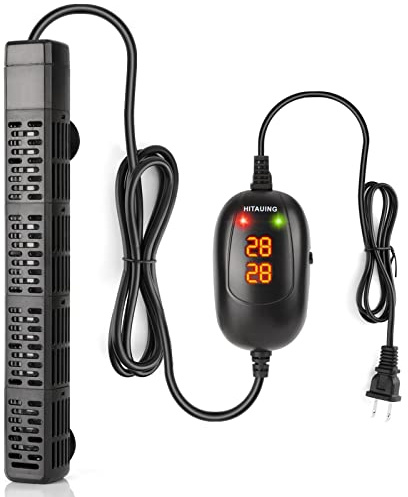 HiTauing Aquarium Heizung, 50W/100W/300W/500W Tauchheizung für Aquarien mit Übertemperaturschutz und automatischer Abschaltung beim Verlassen des Wassers für Salz- und Süßwasser