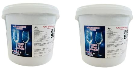 2x 5 kg Spülmaschinen Pulver 4 € / kg Geschirr Reiniger Geschirrspülpulver Granulat 12in1