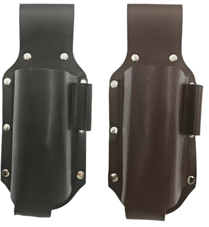2 Stück Biergürtel Bierhalter Bierholster, Bierhalter Gürtel Leder Tragbar Bierflaschenhalter Bierholster, Bier Geschenke für Freund, Kollegen, Vatertag, Grillparty