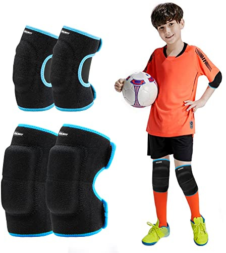EULANT Kinder Schonerset, Junge Knieschoner und Ellenbogenschoner,Mädchen Protektoren Set für MTB Scooter Skateboard Radfahren Reiten Skater Volleyball Tanzen