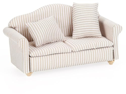 Puppenhaus Möbel,Mini Sessel Miniatur Sofa Puppenhaus Sofa Dollhouse Sofa Ausstattung für Mini Puppenhäuser