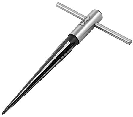 QWORK® Konische Reibahle, Kegel Handreibahle zum Reiben mit einem Durchmesser von 3 mm - 13 mm