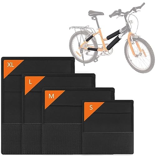 CLOPAE Rahmenschutz Fahrrad 4er Set, Rahmenschoner für Fahrradträger, Transportschutz für Thule Carbon Frame Protector