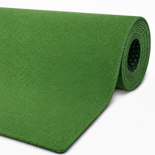 Internethandel Pfordt Kunstrasen Grün 300x200 cm mit Noppen | vielseitiger Bodenbelag für Balkon, Terrasse, Garten, Camping und Events, individuell zuschneidbar, ca. 4 mm Gesamthöhe