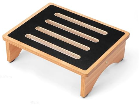 StrongTek Betttritthocker 5 Zoll Holz Senioren Treppe Bis 200 kg | Stabile Bett- & Duschhilfe für ältere Menschen – vielseitige, tragbare Mobilitätshilfe für Küche, Bad und Schlafzimmer