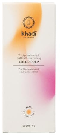 khadi Color Prep Vorpigmentierung & Farbgrundierung für Haare, 100 g | Für helles oder graues Haar vor dunklen Farbtönen; stärkt & glättet aufgeraute Haarstruktur, 100% zertifizierte Naturkosmetik
