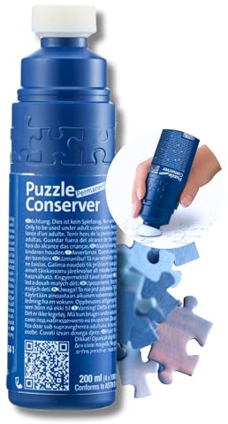 Ravensburger Puzzle Glue & Go - Transparenter Puzzlekleber um Puzzles zu fixieren und als Deko aufzuhängen, 200 ml