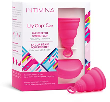 INTIMINA Lily Cup One faltbare Menstruationstasse für Anfängerinnen, Menstruationstasse für Teens