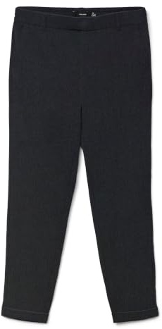 VERO MODA Damen Hose 10225280 Dark Grey Melange M-30