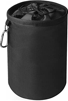 Vicloon Wäscheklammer Beutel Aufhängen, für bis zu 150-200 Wäscheklammern, Großer Wasserdicht Wäscheklammerbeutel mit Zugkordelverschluss für Indoor Outdoor Pegs Organizer Lagerung verwenden-Schwarz