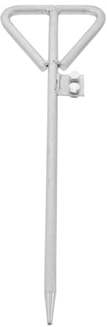 DIYEAH Erdungsstift Erdungszugang Erdsondenstab Erdungskabel zur Erdung Outdoor -Elektrostange Erdungsstab zur Erdung Erdungsstangenwerkzeug Generator-Erdungsset Erdungsrohr Eisen Silver