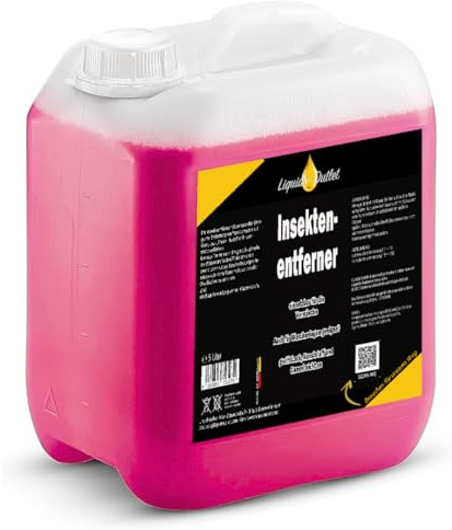 Liquid Outlet Insektenentferner 5L Konzentrat – Kraftvoller Insektenreiniger als Vorreiniger – Auto Insektenentferner & Insektenlöser für Lack, Glas & Kunststoff