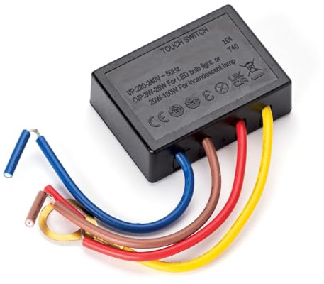 ORION LIGHTSTYLE Touchdimmer Touch Dimmer Modul 20-100 Watt LED 3-25 Watt für Lampen und Leuchten
