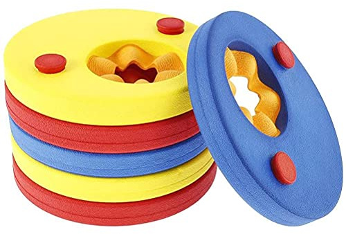 Ejoyous Schwimmscheiben, 6pcs Float -Scheiben Armbinden, Eva -Schaumarmarm -Schwimmscheiben, Farbenfrohe Schwimmschwimmhilfsscheiben