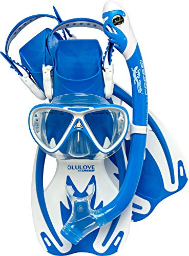 Cressi Rocks PRO Dry Set - Blue/White [S/M]