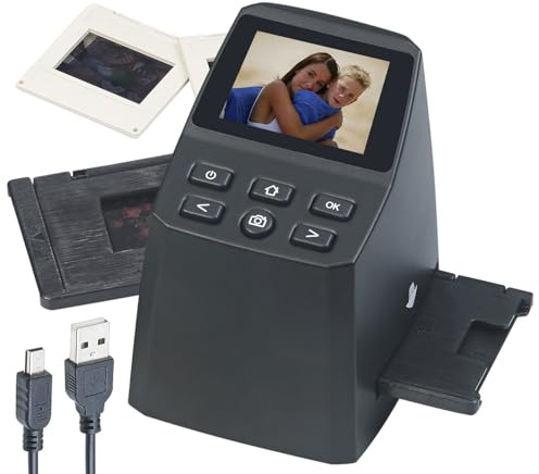 Somikon Digitalisierer: Stand-Alone-Dia- & Negativ-Scanner mit 2,4 / 6,1 cm Display, 14,6 MP (Dia und Negativscanner, digitalisieren Gerät, Foto)