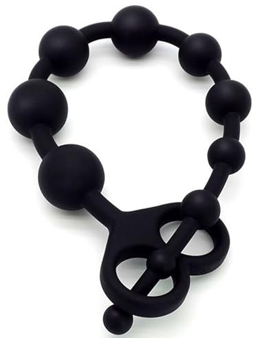 35 cm Silikon Analkette Silikon Analkugeln Anal Kette mit 10 Kugeln, Lang Analkugeln Buttplug Wasserdicht Anus Masturbator Anal Sex Spielzeug für Männer und Frauen(10Ø 1,1-2,4 cm)