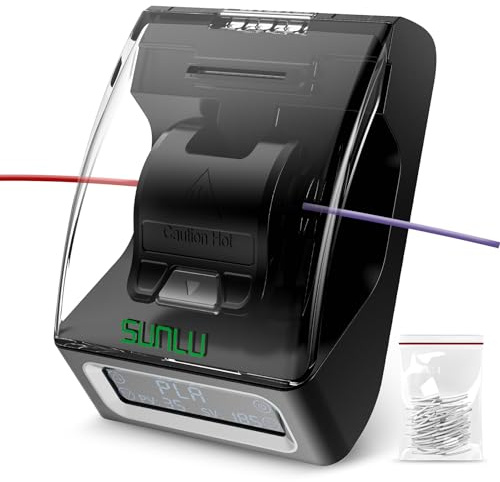 Filamentverbinder mit 200 PTFE Schlauch, SUNLU Filament Connector für 1,75mm 3d Drucker Filament, Filamentspleißer Kompatibel mit PLA PETG TPU ABS PA Nylon