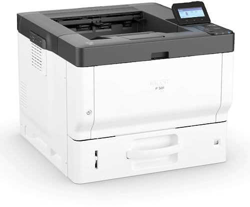Ricoh P 501 Drucker monochrom Duplex LED A4 1200 x dpi bis zu 43 Seiten/Min. Kapazität: 600 Blätter USB 2.0 Gigabit LAN 2.0-Host