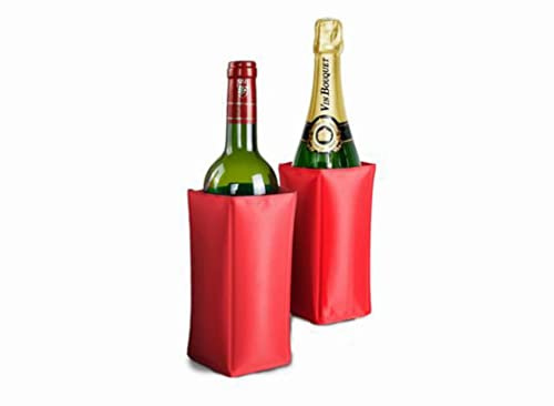 VB VIN BOUQUET FIE 169 Weinkühler Verstellbar mit Gummiband Rot