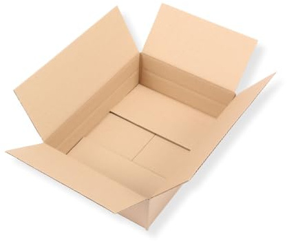 10 St. Post Päckchen Versandkarton 350 x 250 x 100 Größe S Faltschachtel Transportkiste Faltkarton Packsetkarton