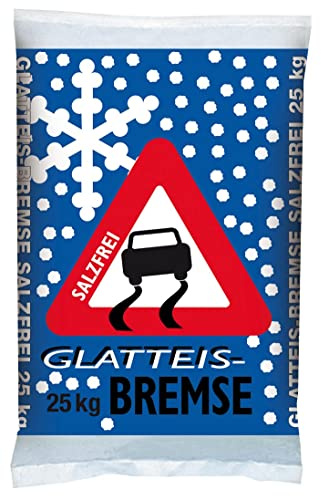 Streugut Winter I Streugranulat 25 kg Sack I Streusalz Alternativen I Umweltschonend + Tierfreundlich + Pflanzenfreundlich I Wiederverwendbar zur Bodenverbesserung