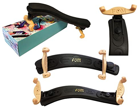 Schulterstütze Violine Geige mezzo-forte FOM, Gr. 3/4 + 4/4 – verstellbar, ergonomisch, stabil