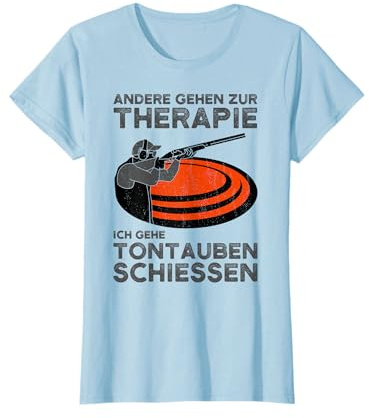 Ich Gehe Tontauben Schießen Tshirt I Wurfscheiben Schiessen T-Shirt
