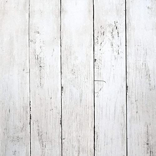CiCiwind Weiß Holzoptik Tapete 90CM×5M Selbstklebend Tapete Möbelfolie Selbstklebend Weiß Holz Streifen Tapete Holzoptik Wandverkleidung Selbstklebend Wasserfest Wand Schrank Tisch Vinyl Klebefolie