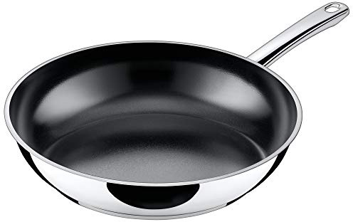 Silit Talis Bratpfanne Induktion 28 cm, Edelstahl Bratpfanne beschichtet, Pfanne Keramikbeschichtung, backofenfest