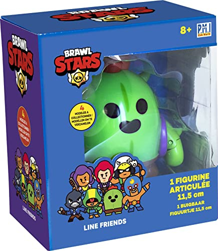 Brawl Stars – 1 Figur mit Gelenken, 11,5 cm – Spike – Videospielfiguren – ab 8 Jahren Lansay