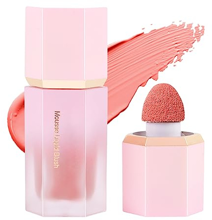 LOPHE Liquid Blush Stick, matt, wasserfest | Leichtes, atmungsaktives Rouge zum Auftragen, natürlicher Teint