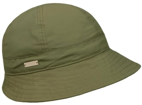 Seeberger Uni Anti-Rain Glockenhut Hut Damenhut Stoffhut Regenhut Outdoorhut Damen - mit Futter Winter Herbst Sommer Frühjahr Frühling-Sommer Herbst-Winter