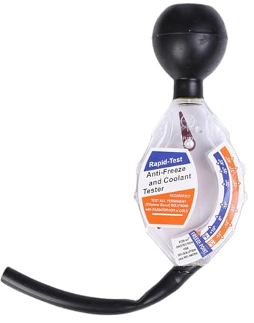 JNNJ Auto Frostschutzprüfer, Kfz Frostschutz Kühlmittel Hydrometer Tester, Fluid Gefrierpunkt Tester Zifferblatt, Frostprüfer Detektor für Batterie Diesel Exhaust Fluid