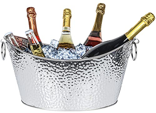 12L Edelstahl isoliert Getränk Wannen, große Eiskübel für Parteien, Champagner Eimer für Unternehmen und Familie Partei