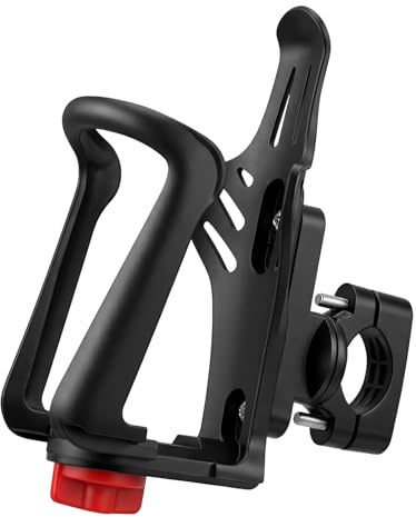 Hahorpa Größenverstellbar Flaschenhalter Fahrrad für Flaschen mit 48-71mm | Getränkehalter Motorrad, 22-32mm Rahmen & Lenker, Trinkflaschenhalter für Rennrad MTB E-Bikes Kinderwagen Rasenmäher