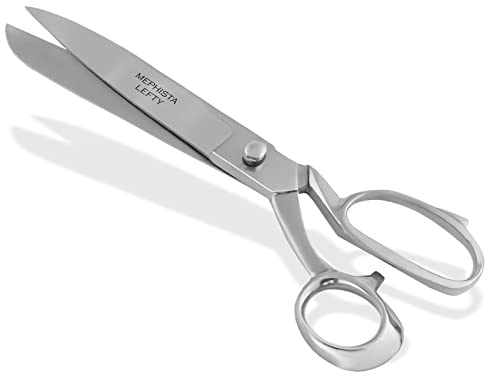 Schneiderschere Stoffschere für Linkshänder 8 Zoll 20,32 cm - Scharfer Schnitt - Klassische Textilschere aus rostfreiem Edelstahl - Schere für Stoffe, Nähen, Kleidung und Papier