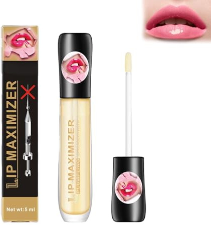 Wonsters 5 ml Natural Lip Plumper Lippen-Booste, Lip Plumper Serum,Lipgloss mit Plumper Effekt, Transparent Lip Maximizer mit Plumper Effekt für Vollere Lippen lipstick (2)