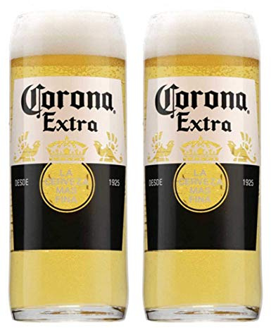 Corona Bierglas, 2 Stück